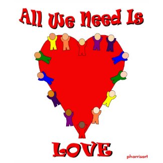 All We Need Is Love Infant Creeper shirt