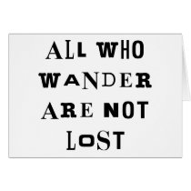 All Who Wander cards by LabelMeHappy All Who Wander cards