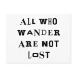 All Who Wander Postcard