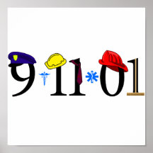 All who were lost 9-11-01 poster