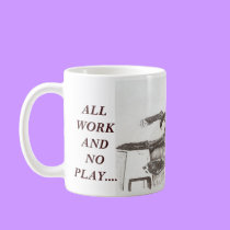 ALL WORK IS HUMAN. BE A GREYHOUND... mugs
