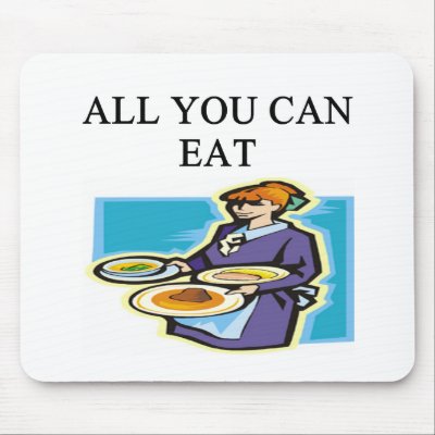 all you can eat mouse mat by jimbuf