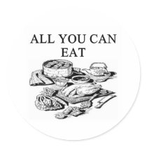 all you can eat stickers