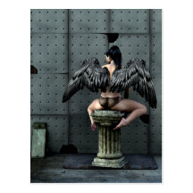All You Get Gothic Art Postcard