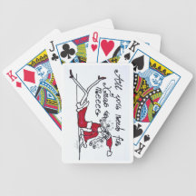 all you need for Xmas is meee Bicycle Card Decks