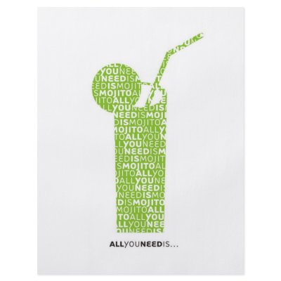 All you need is... personalized flyer by mojitosocialclub