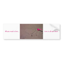 All you need is love bumpersticker