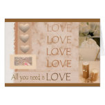 All you need is LOVE Card