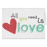 All you need is Love Card
