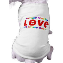 All you Need is Love pet clothing by BoogieMonst All you Need is Love pet clothing