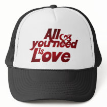 All you Need is Love hats
