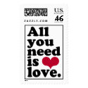 ALL YOU NEED IS LOVE ♥ postage