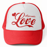 All you Need is Love Retro Hats