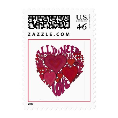 All You Need is Love Stamp