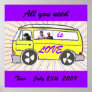 All you need is Love Tour Print