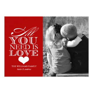 All You Need Is Love | Valentine's Day Invitation