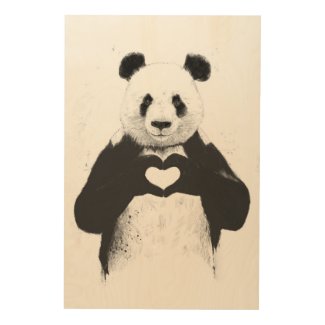 All you need is love wood canvases