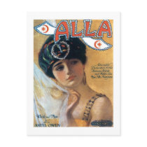 Alla Vintage Songbook Cover postcards