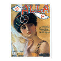 Alla Vintage Songbook Cover posters