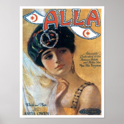 Alla Vintage Songbook Cover Poster by vintagegiftmall