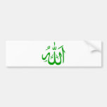 Allah in Arabic Bumper Sticker