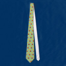 Allah Sunburst Mandala Tie