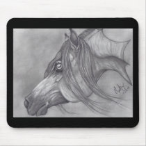 Allah's Grace Arabian Horse Mousepad