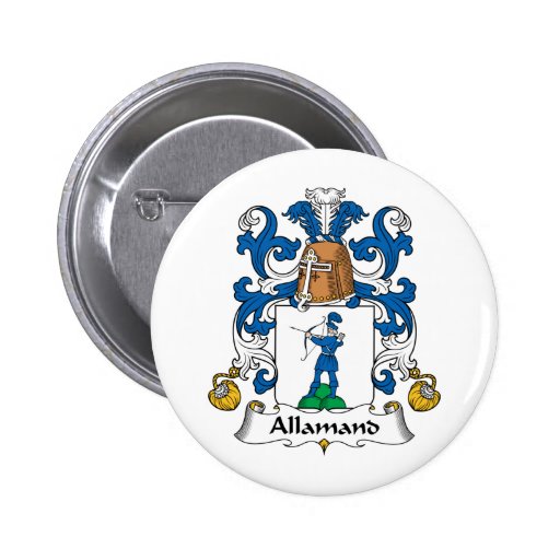 Allamand Family Crest Buttons