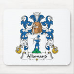 Allamand Family Crest Mouse Pad