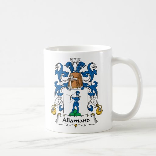 Allamand Family Crest Mugs