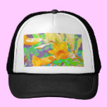 Allamanda flowers with texture hats
