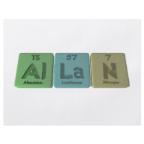 Allan as Aluminium Lanthanum Nitrogen Custom Flyer