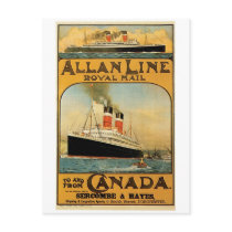 Allan Line Post Cards