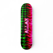 Allan pink fire Skatersollie skateboard
