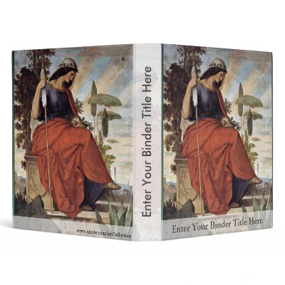 Allegorical Figure Of Italia By Veit Philipp Vinyl Binder by Artcollection