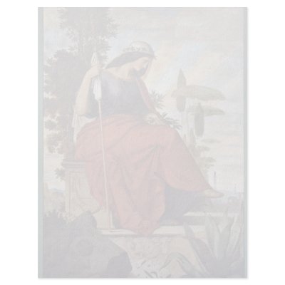 Allegorical Figure Of Italia By Veit Philipp Customized Letterhead by Artcollection