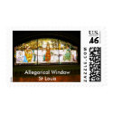 Allegorical Window - ST Louis Union Station postage
