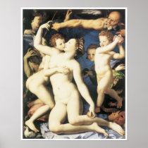 Allegory, 1540-45, Agnolo Bronzino Posters