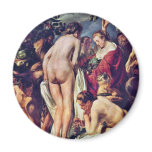 Allegory Of Abundance By Jordaens Jacob Fridge Magnet