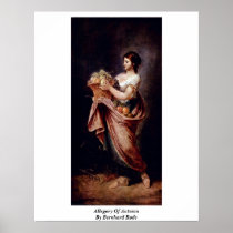 Allegory Of Autumn By Bernhard Rode Print