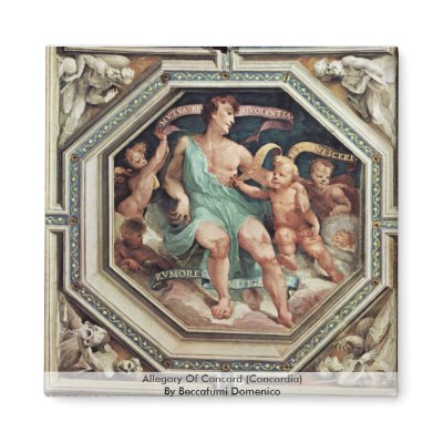 Allegory Of Concord (Concordia) Fridge Magnets by Artcollection