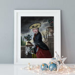 Allegory of December - Woman in Winter Dress cards