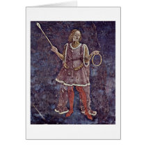 Allegory Of Efficiency By Francesco Del Cossa Cards