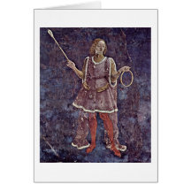 Allegory Of Efficiency By Francesco Del Cossa Cards