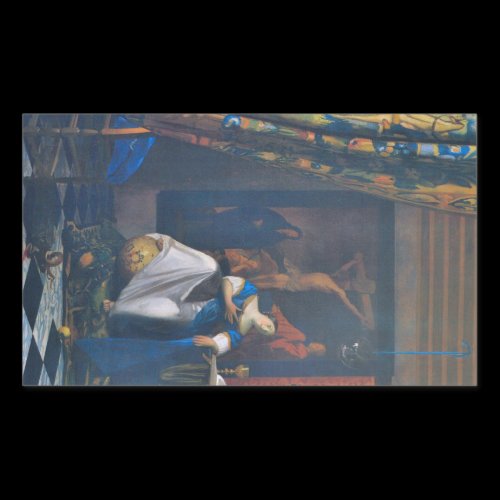 Allegory of Faith by Johannes Vermeer Rectangular Sticker