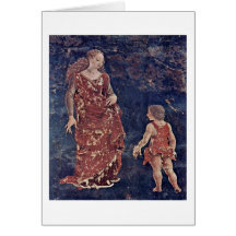 Allegory Of Fertility By Francesco Del Cossa Card