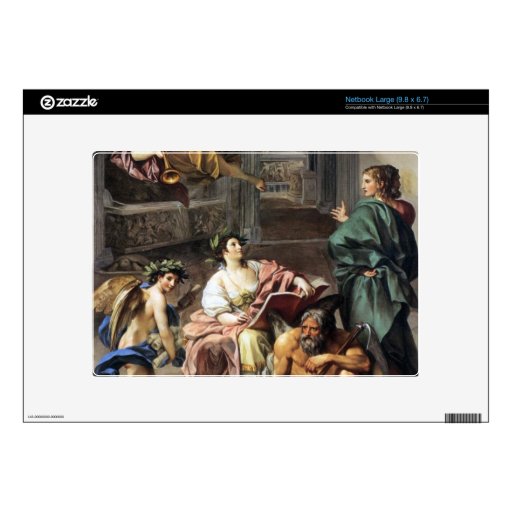 Allegory of History by Anton Raphael Mengs Netbook Skin