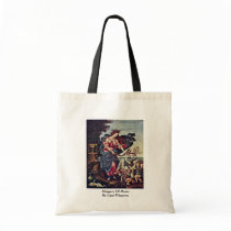 Allegory Of Music By Lippi Filippino Canvas Bag