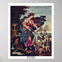 Allegory Of Music By Lippi Filippino Poster