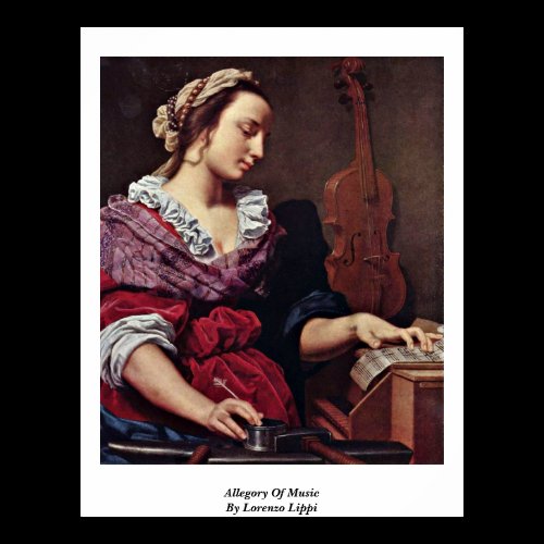 Allegory Of Music By Lorenzo Lippi Poster